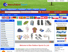 Tablet Screenshot of diasoutdoorsport.com